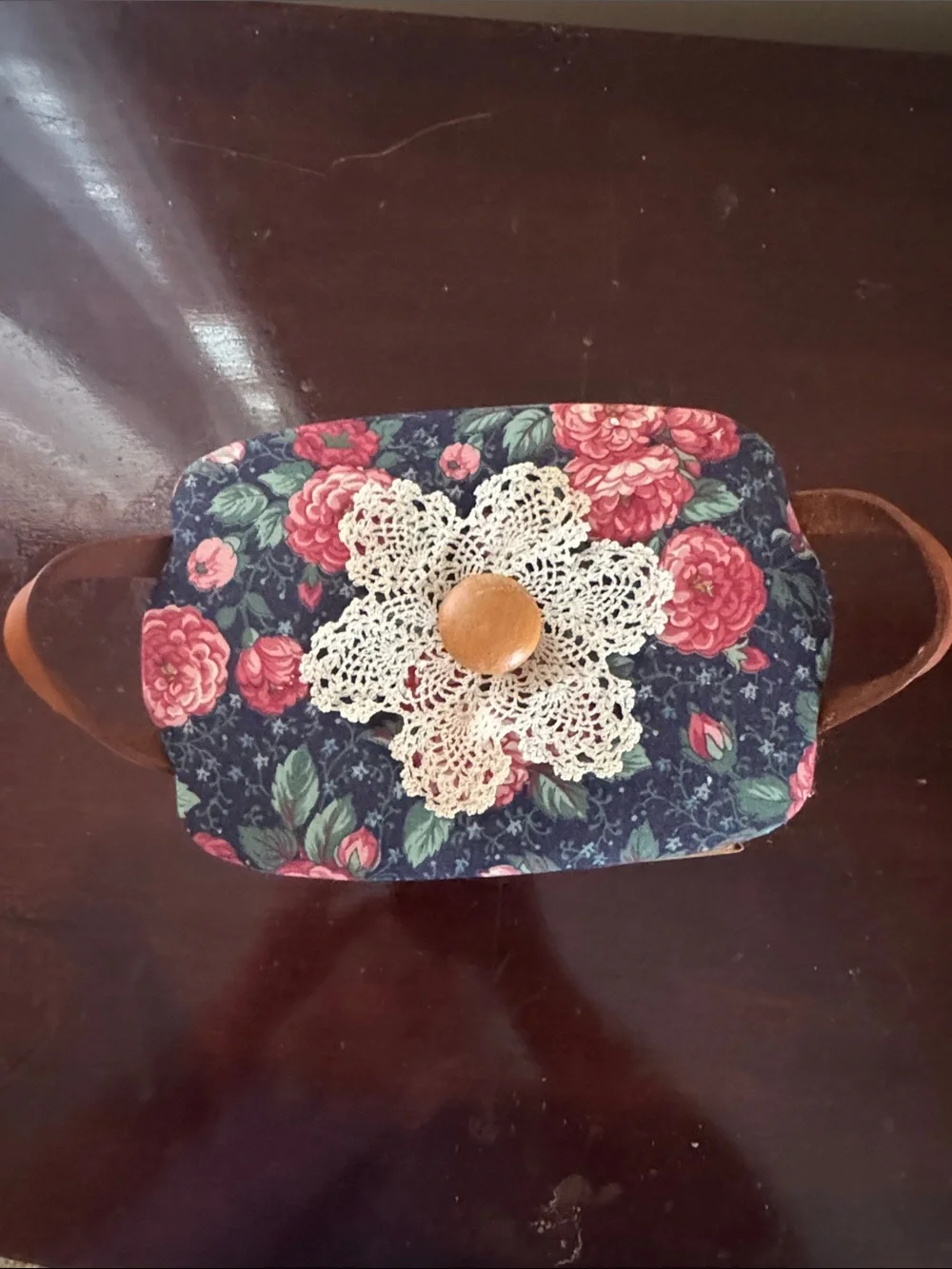 1991 Longaberger Mother’s Day Lid Purse Basket